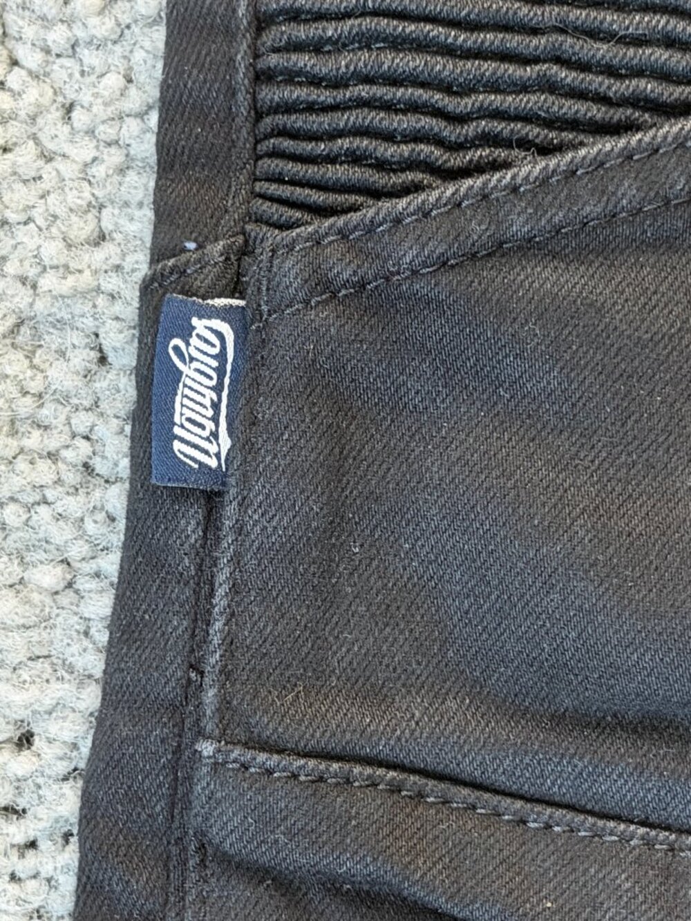 uglyBROS Featherbed-K Men's Motorcycle Riding Jeans Black Size 30 Kevlar Armored - Picture 5 of 14